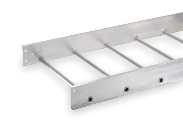 Ladder Tray, 12 Ft L x 24 In W, 75 Lb Cap