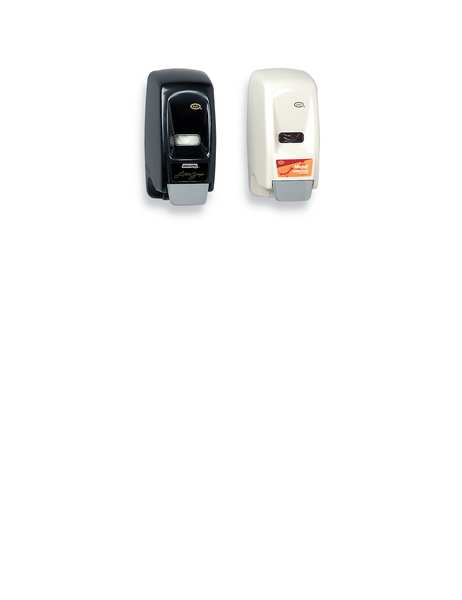 Bag-in-Box Dispenser, Lotion Soap, Push-Style, 800 mL, Wall-Mount, Black
