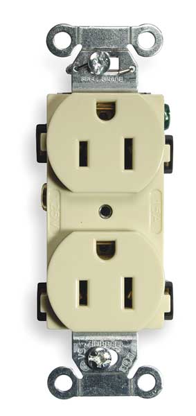 15A Duplex Receptacle 125VAC 5-15R IV