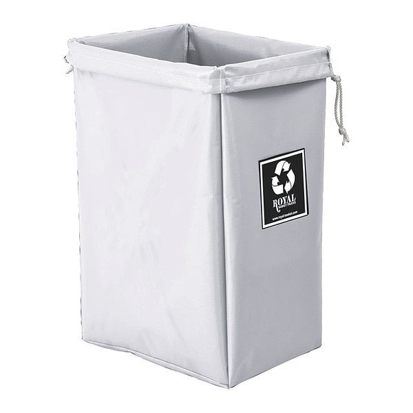 Enviro Hamper Bag, 30 gal, white vinyl