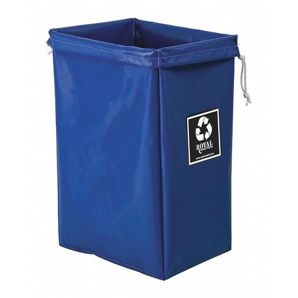 Enviro Hamper Bag, 30 gal, Blue Vinyl