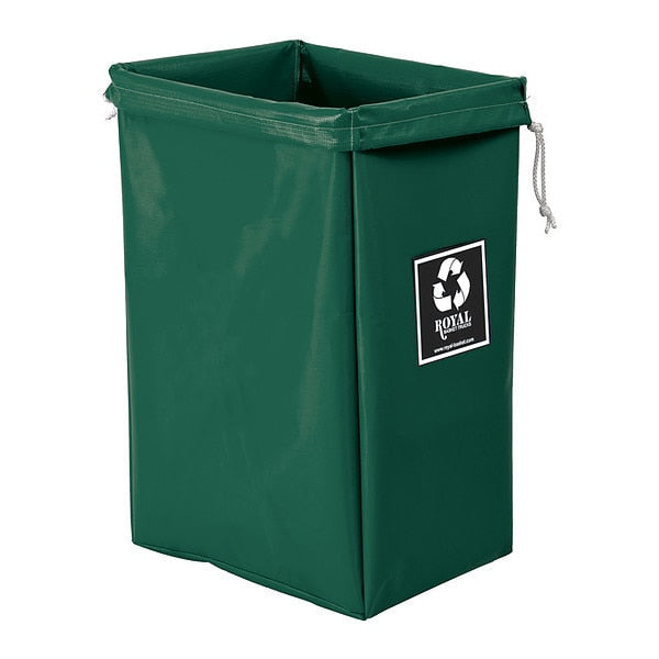 Enviro Hamper Bag, 30 gal, green vinyl