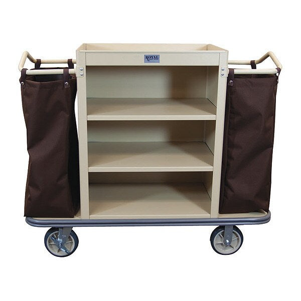 Housekeeping Cart, Beige, Standard