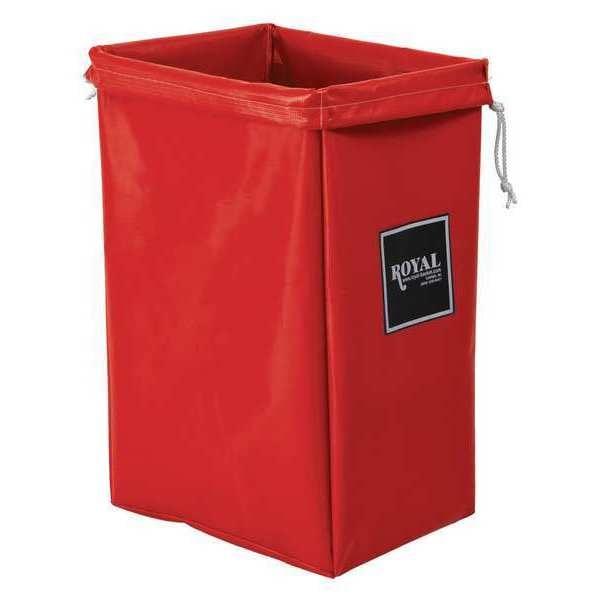 Hamper Bag, 30 gal, Red Vinyl