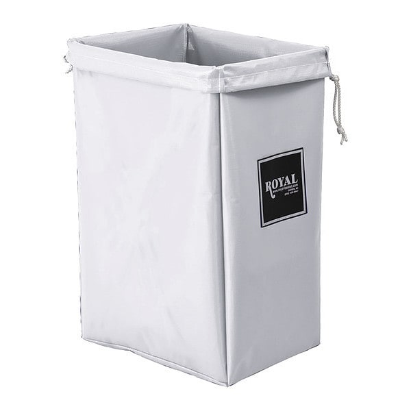 Hamper Bag, 30 gal, White Vinyl