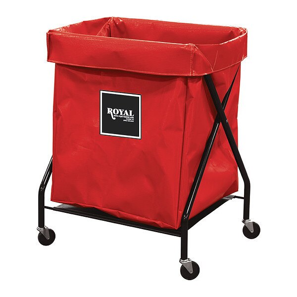X-Frame Cart, 8 Bu, Red Vinyl