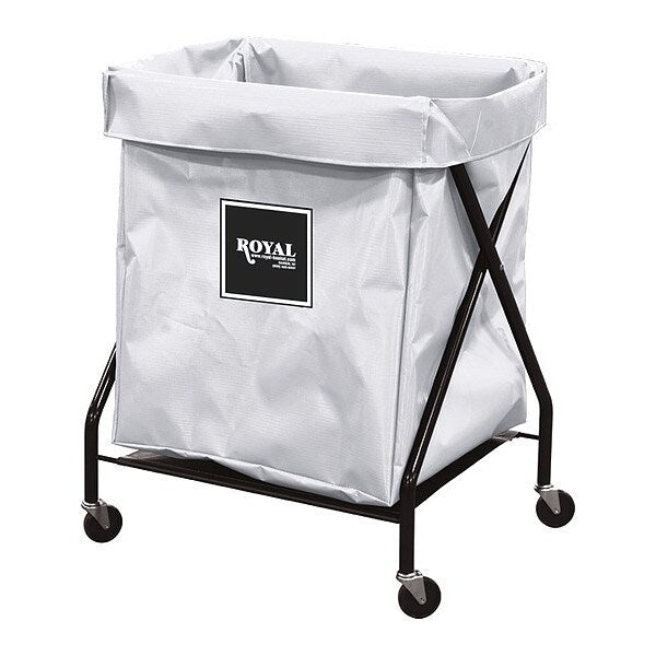 X-Frame Cart, 8 Bu, White Vinyl