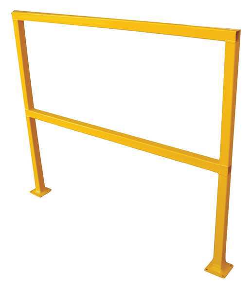 Sfty Hand Rail Section, L 96In, H 42-1/8In