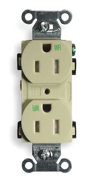 15A Duplex Receptacle 125VAC 5-15R IV