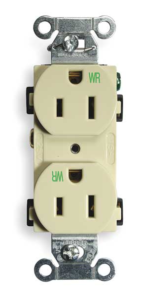 15A Duplex Receptacle 125VAC 5-15R IV