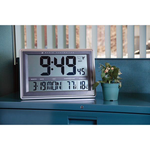 Clock Digital Hygrometer, 23 to 122 F