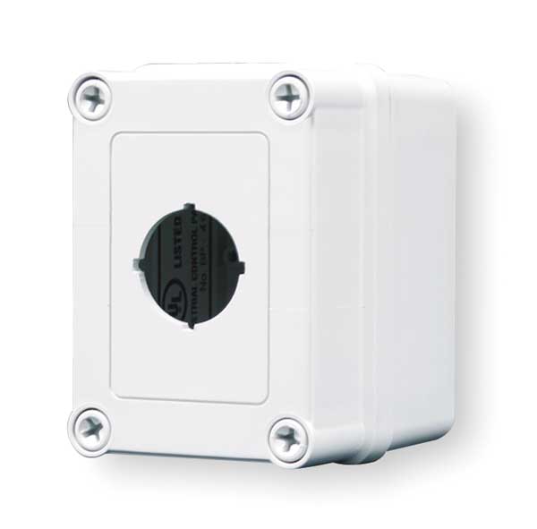 Pushbutton Enclosure, 30mm, 1 Hole, Plastic