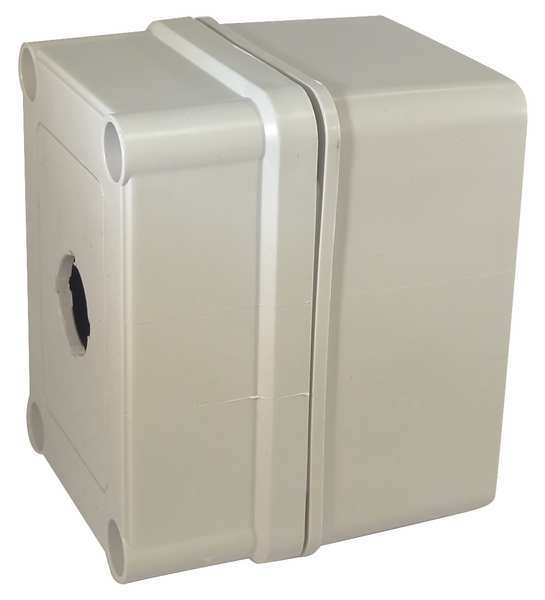 Pushbutton Enclosure, 22mm, 1 Hole, Plastic