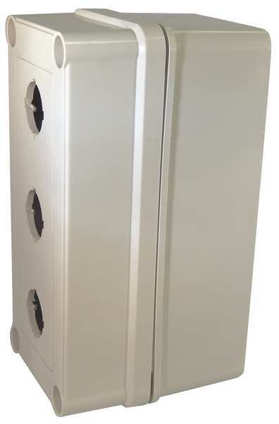 Pushbutton Enclosure, 22mm, 6.38 in. H