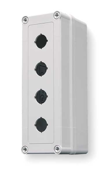 Pushbutton Enclosure, 22mm, 8.74 in. H