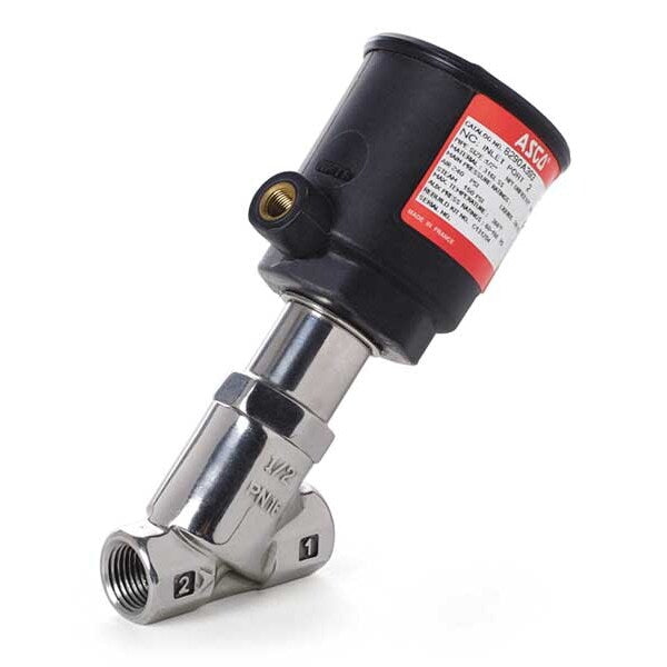 RedHat Angle Body Piston Valve, Bronze, NC, 1 In