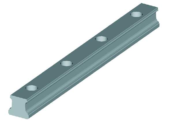 Roller Rail, 1000mm L, 45 mm W, 40 mm H