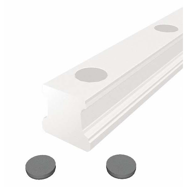 Plastic Rail Plugs, OD 15 mm, PK25