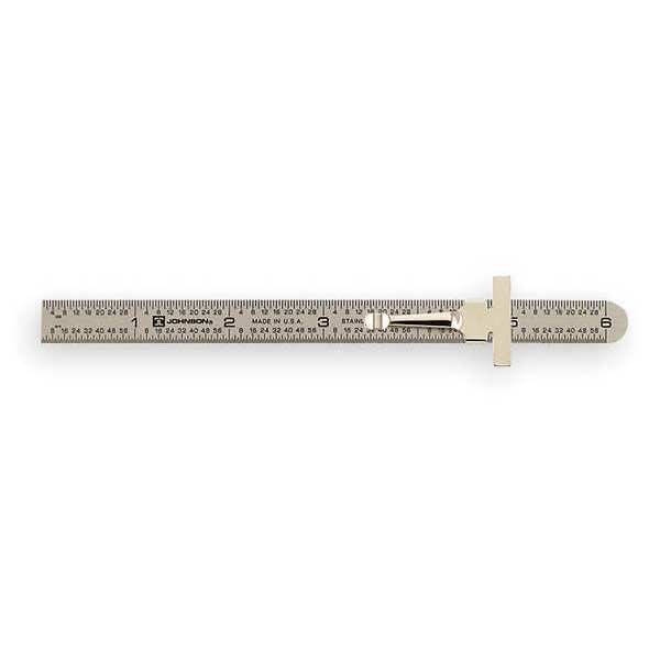 Rule, Pocket Clip, 6 In
