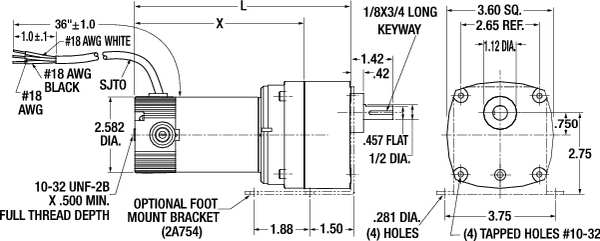 DC Gearmotor, 83.0 in-lb Max. Torque, 71 RPM Nameplate RPM, 90V DC Voltage