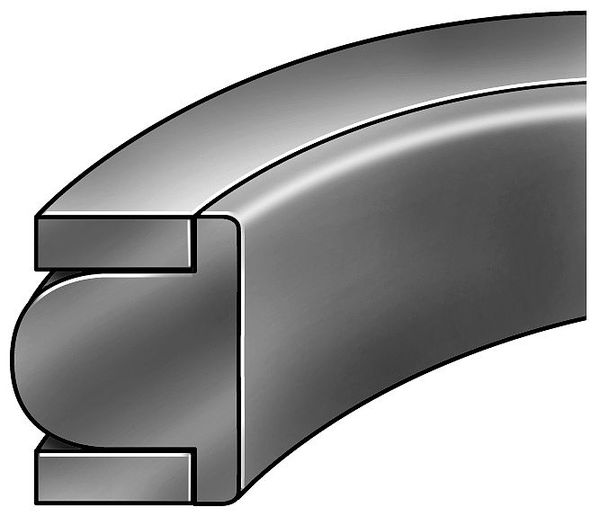 Piston Seal, 1 3/8 IDx1 5/8 OD, 1/8 Wx1/8H