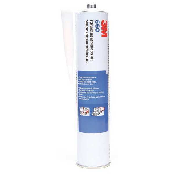 Adhesive, 560 Series, Black, 10 oz, Cartridge, 12 PK
