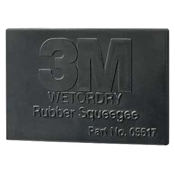 Rubber Squeegee, 2.75x4 1/4In, Black, PK50