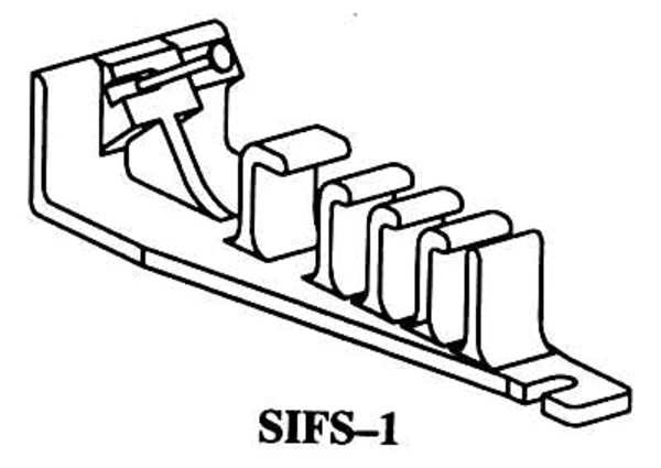 Furring Strip Cable Stacker, White, PK250
