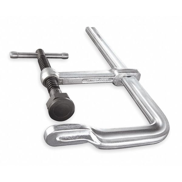 20 in Bar Clamp Steel and Plastic Handle and 5 1/2 in Throat Depth