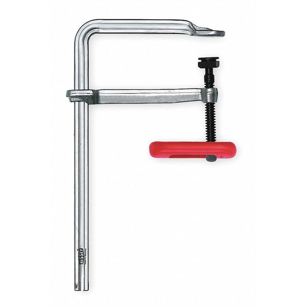 24 in Bar Clamp Steel and Plastic Handle and 8 in Throat Depth