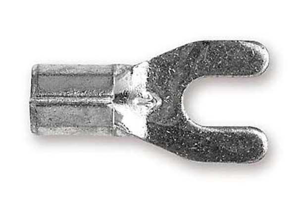 12-10 AWG Non-Insulated Fork Terminal #10 Stud PK500