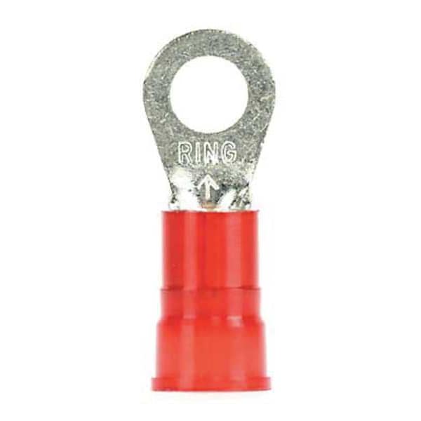 8 AWG Nylon Ring Terminal 1/4
