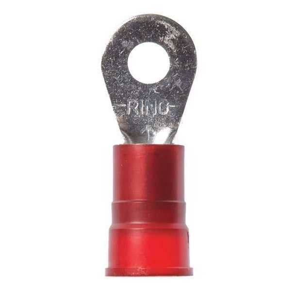 8 AWG Nylon Ring Terminal #10 Stud PK200
