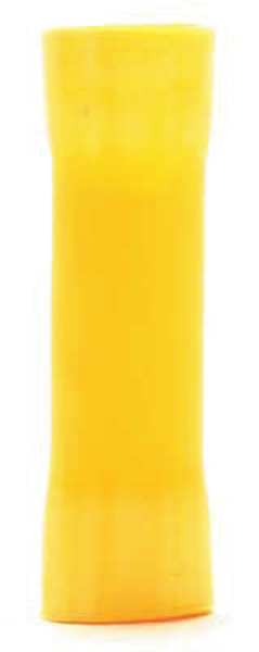 Butt Splice Connector, 12-10AWG, Yel, PK500