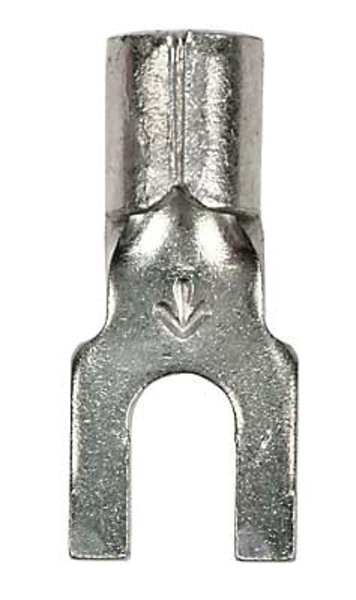 12-10 AWG Non-Insulated Block Fork Terminal #10 Stud PK500