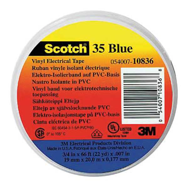 Electrical Tape, 7 mil, 1/2