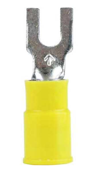 12-10 AWG Nylon Block Fork Terminal #6 Stud PK500
