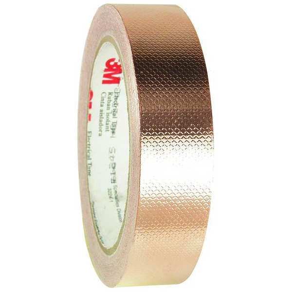 Foil Tape, 3/8 In. x 18 Yd., Copper, PK24