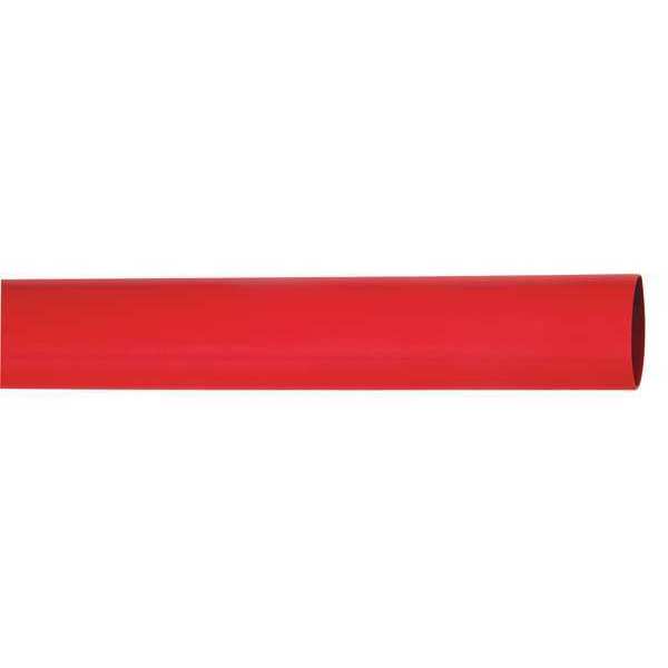 Shrink Tubing, 1.1in ID, Red, 4ft, PK20