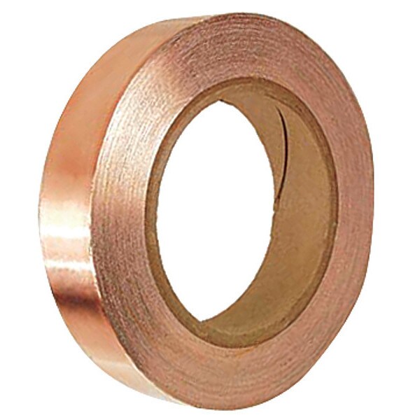 Foil Tape, 1/2 In. x 18 Yd., Copper, PK18