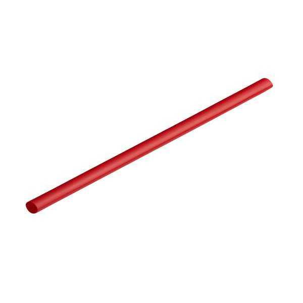 Shrink Tubing, 0.8in ID, Red, 4ft, PK20