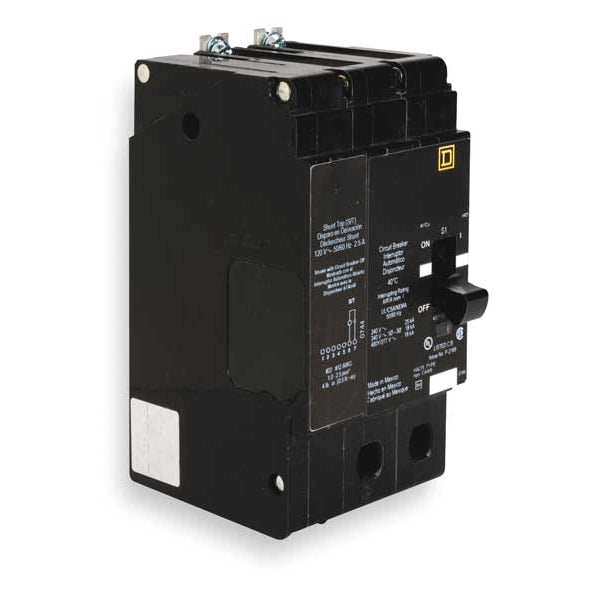 Miniature Circuit Breaker, 20 A, 277/480V AC, 2 Pole, Bolt On Mounting Style, EDB Series