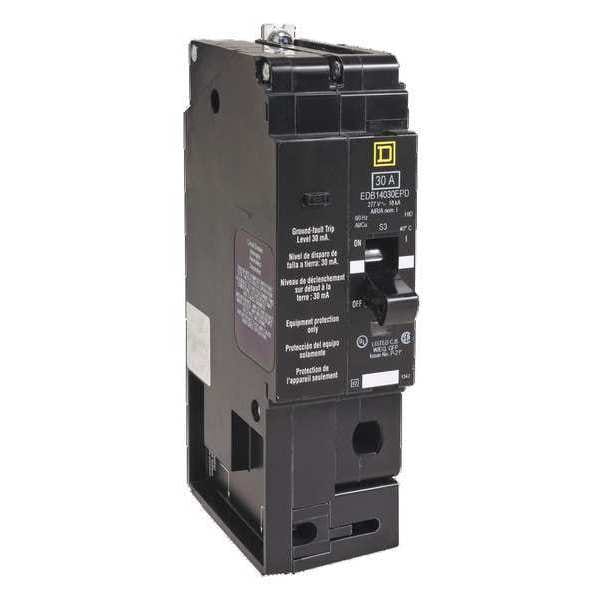 Miniature Circuit Breaker, 20 A, 277V AC, 1 Pole, Bolt On Mounting Style, EDB Series