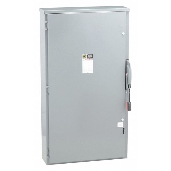 Fusible Safety Switch, Heavy Duty, 600V AC, 3PST, 400 A, NEMA 3R