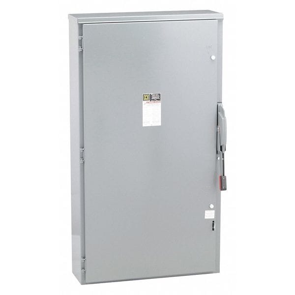 Nonfusible Safety Switch, Heavy Duty, 600V AC, 3PST, 600 A, NEMA 3R