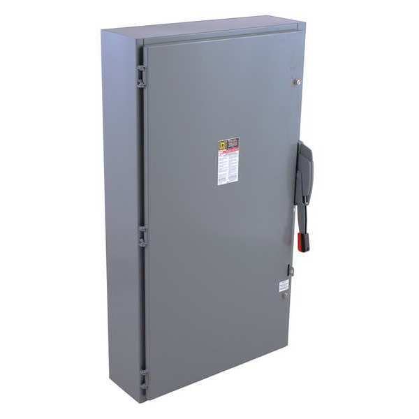 Fusible Safety Switch, Heavy Duty, 600V AC, 3PST, 600 A, NEMA 1
