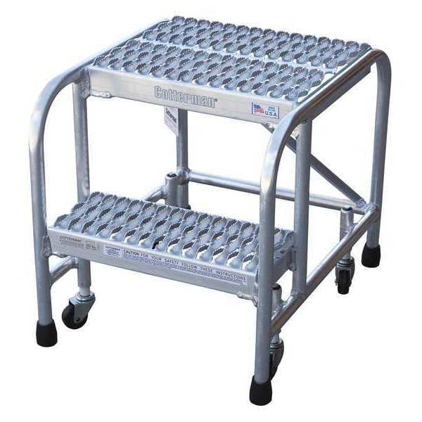 20 in H Aluminum Rolling Step, 2 Steps