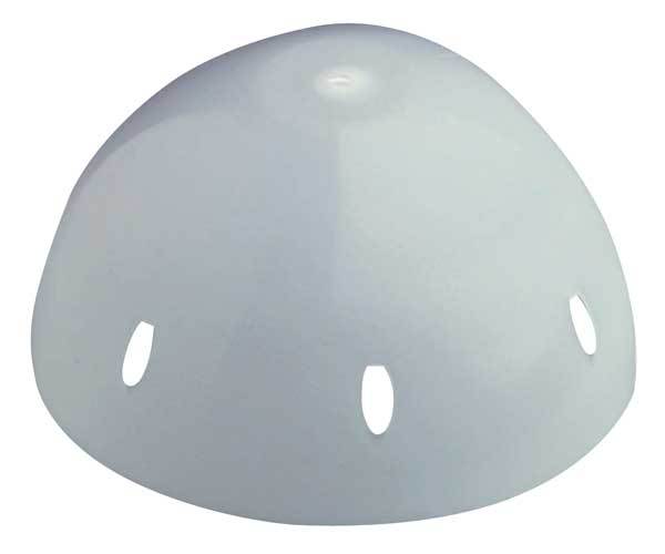 Protective Shell Insert for Baseball Cap, Polyethylene, White, One Size Fits Most