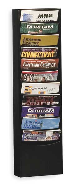 Literature Rack, Compartment 11, Blk