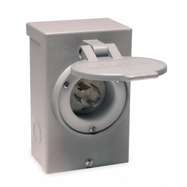 Outdoor Power Inlet Box, 30 Amps